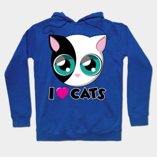 I LOVE CATS (spot) Hoodie